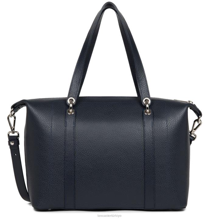 kadınlar kadın çantası faulonne çift kişilik bleu fonce-in-argent Lancaster Paris çanta H0LP3368