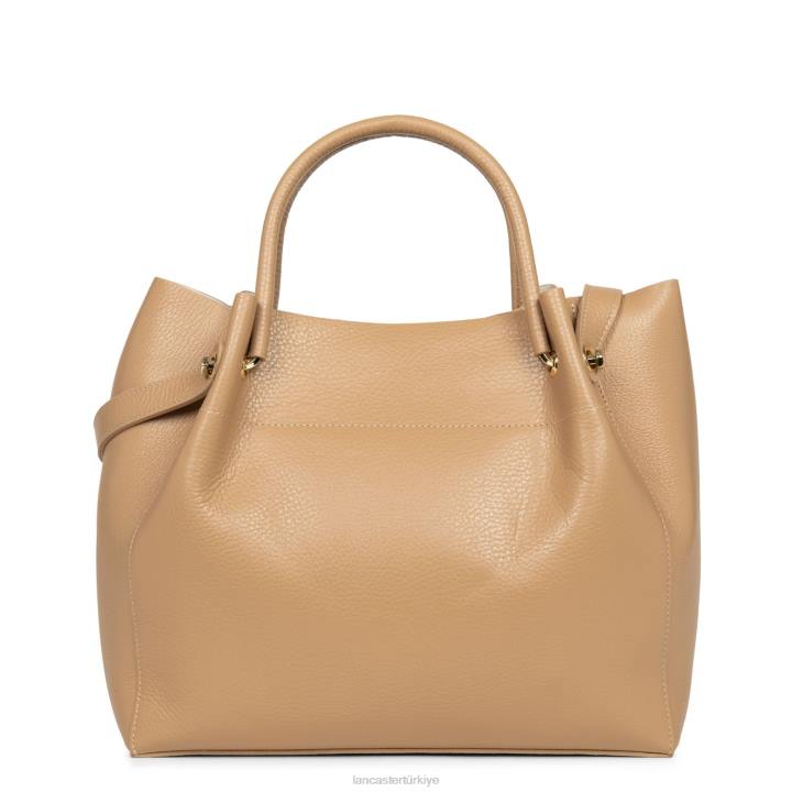 kadınlar kadın çantası faulonne çift kişilik doğal-bej Lancaster Paris çanta H0LP2986