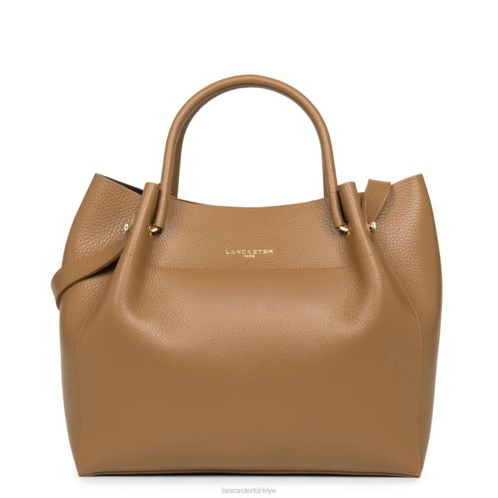 kadınlar kadın çantası faulonne çift kişilik kara deve Lancaster Paris çanta H0LP2988