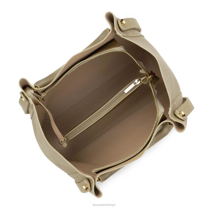 kadınlar kadın çantası faulonne çift kişilik çıplak şampanya Lancaster Paris çanta H0LP2979