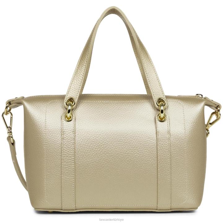 kadınlar kadın çantası faulonne çift kişilik çıplak şampanya Lancaster Paris çanta H0LP3369