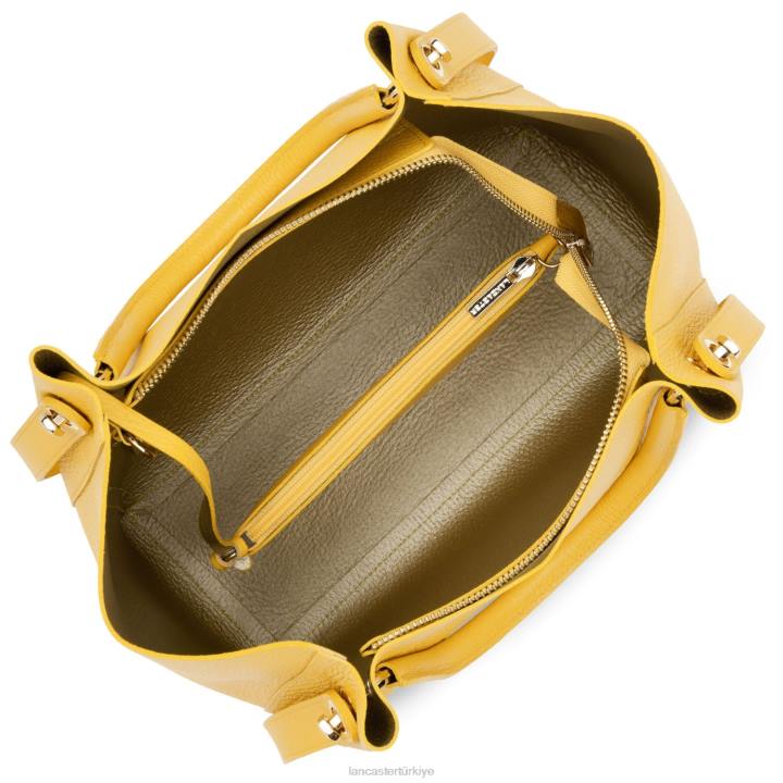 kadınlar kadın çantası faulonne çift kişilik sarı-ya da Lancaster Paris çanta H0LP2990