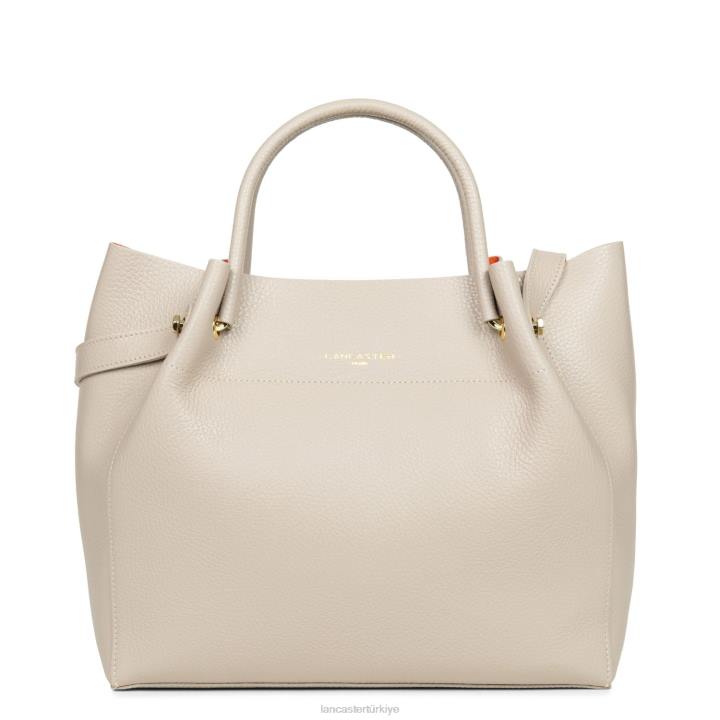 kadınlar kadın çantası faulonne çift kişilik turuncu-bej Lancaster Paris çanta H0LP2985