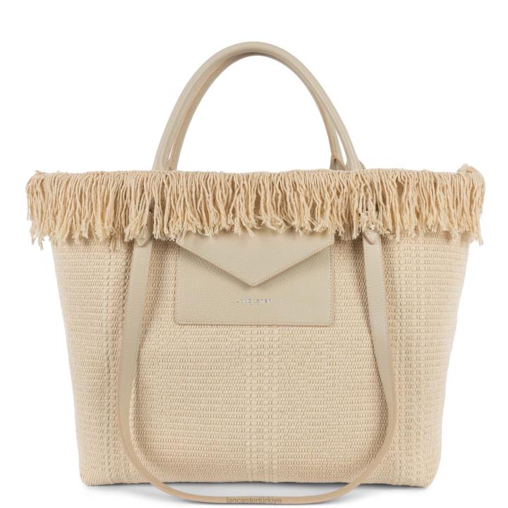 kadınlar kadın çantası gerçek bilinçli ekru Lancaster Paris çanta H0LP4483