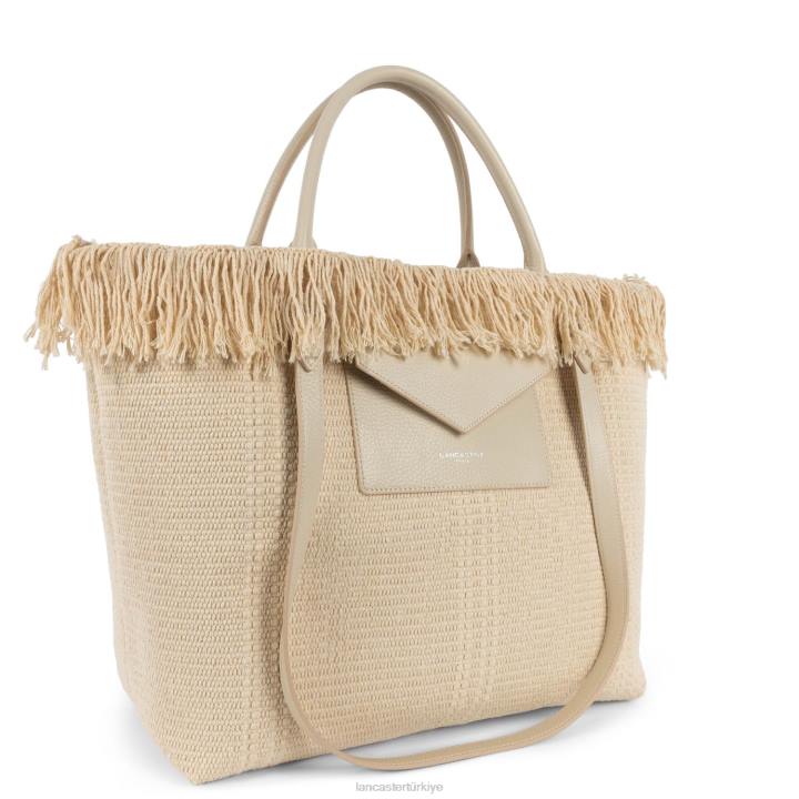 kadınlar kadın çantası gerçek bilinçli ekru Lancaster Paris çanta H0LP4483
