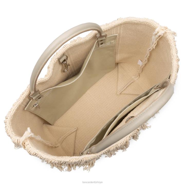 kadınlar kadın çantası gerçek bilinçli ekru Lancaster Paris çanta H0LP4483