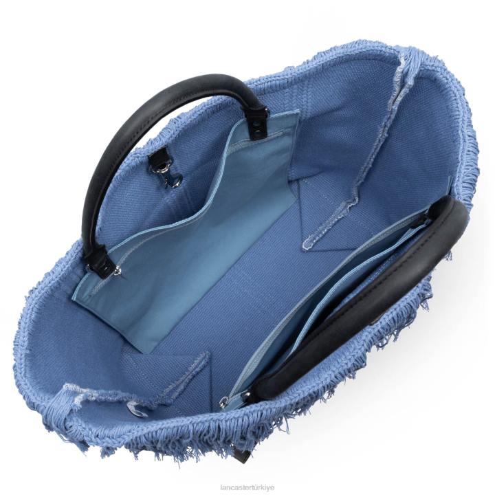kadınlar kadın çantası gerçek bilinçli mavi Lancaster Paris çanta H0LP4482