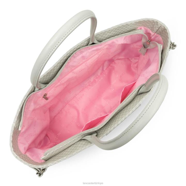 kadınlar kadın çantası gerçek damier tresse Gris Clair Lancaster Paris çanta H0LP3278