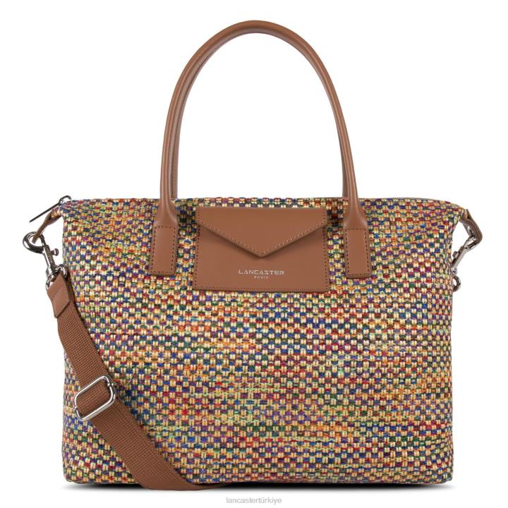 kadınlar kadın çantası gerçek damier tresse deve çoklu Lancaster Paris çanta H0LP3491