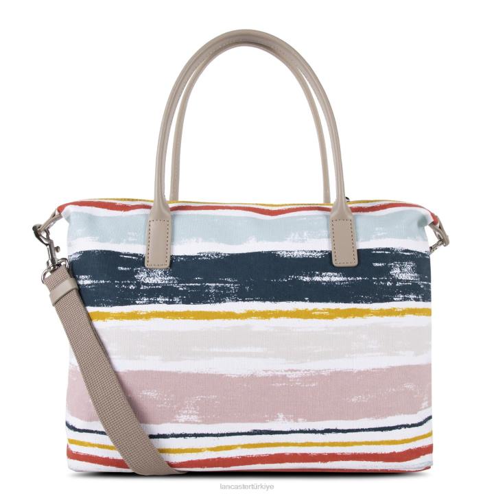 kadınlar kadın çantası gerçek damier tresse galeri rayures Lancaster Paris çanta H0LP3489