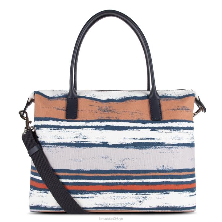 kadınlar kadın çantası gerçek damier tresse mavi ışınlar Lancaster Paris çanta H0LP3490