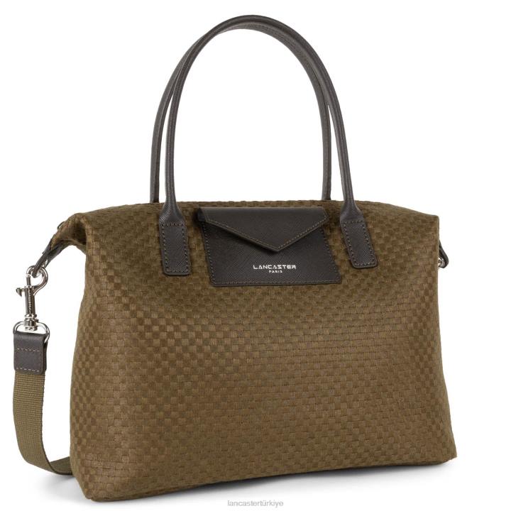 kadınlar kadın çantası gerçek damier tresse tütün Lancaster Paris çanta H0LP3485