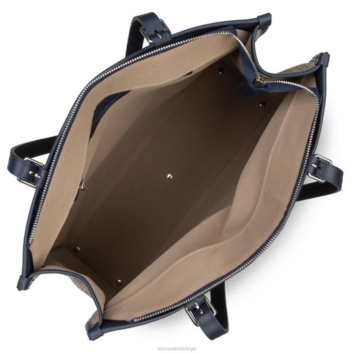 kadınlar kadın çantası gerçek midi bleu fonce-multi Lancaster Paris çanta H0LP3282