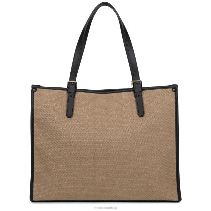 kadınlar kadın çantası gerçek midi kara Lancaster Paris çanta H0LP3288