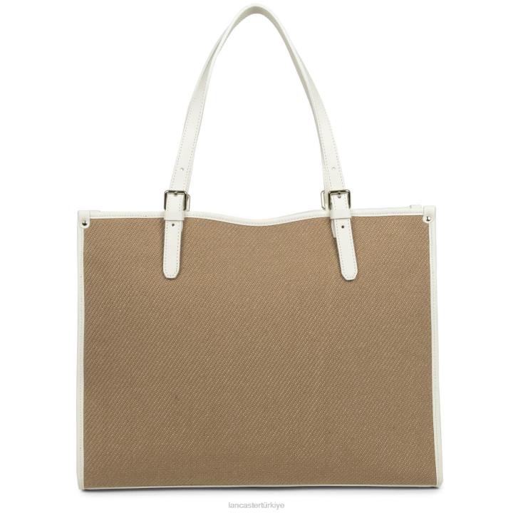 kadınlar kadın çantası gerçek midi çıplak-ekru Lancaster Paris çanta H0LP3284