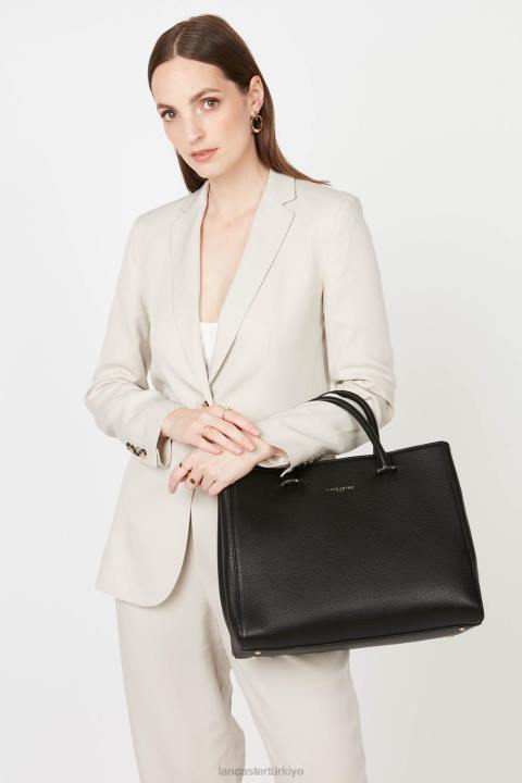 kadınlar kadın çantası kumul kara Lancaster Paris çanta H0LP2617