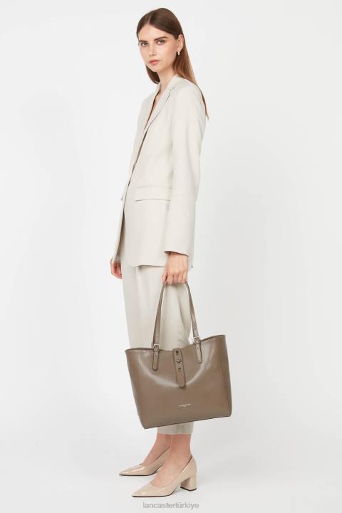 kadınlar kadın çantası lucertola boz kahverengi Lancaster Paris çanta H0LP4356