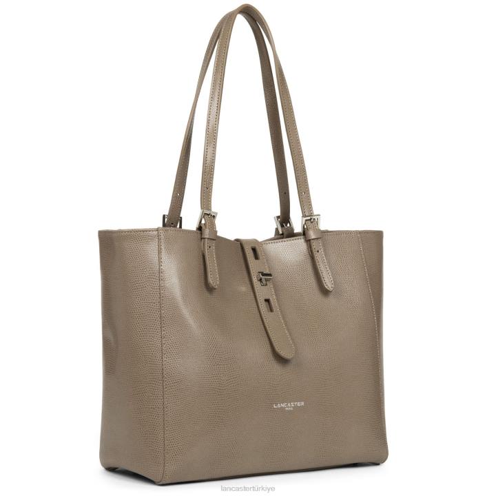 kadınlar kadın çantası lucertola boz kahverengi Lancaster Paris çanta H0LP4356