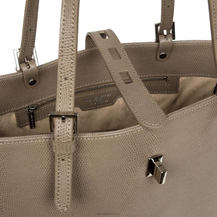 kadınlar kadın çantası lucertola boz kahverengi Lancaster Paris çanta H0LP4356