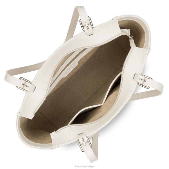 kadınlar kadın çantası pürüzsüz ekru Lancaster Paris çanta H0LP3552