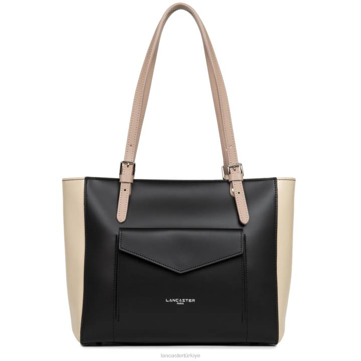 kadınlar kadın çantası pürüzsüz noir-çıplak clair-çıplak fonce Lancaster Paris çanta H0LP3547