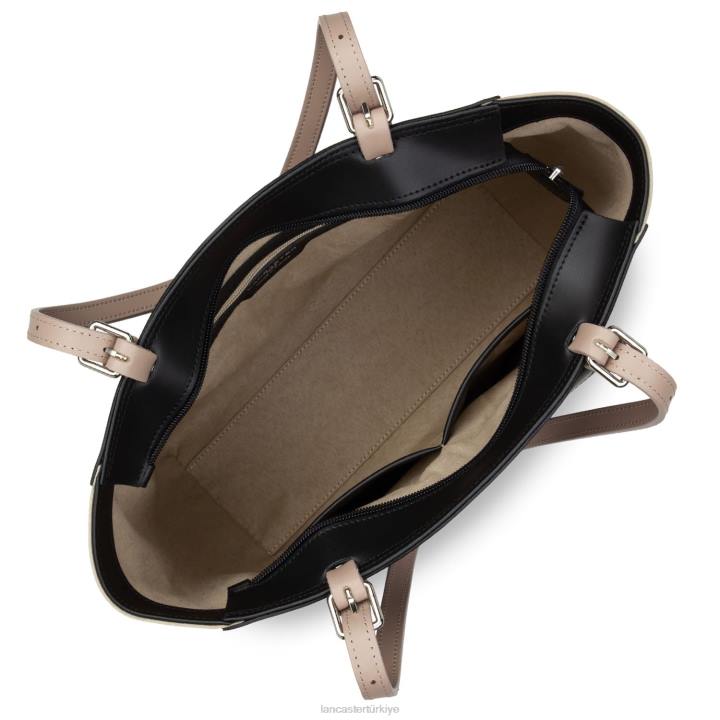 kadınlar kadın çantası pürüzsüz noir-çıplak clair-çıplak fonce Lancaster Paris çanta H0LP3547