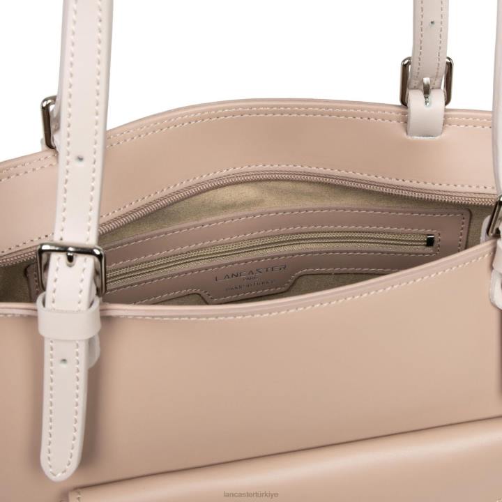 kadınlar kadın çantası pürüzsüz çıplak-gül-galet gül Lancaster Paris çanta H0LP3557