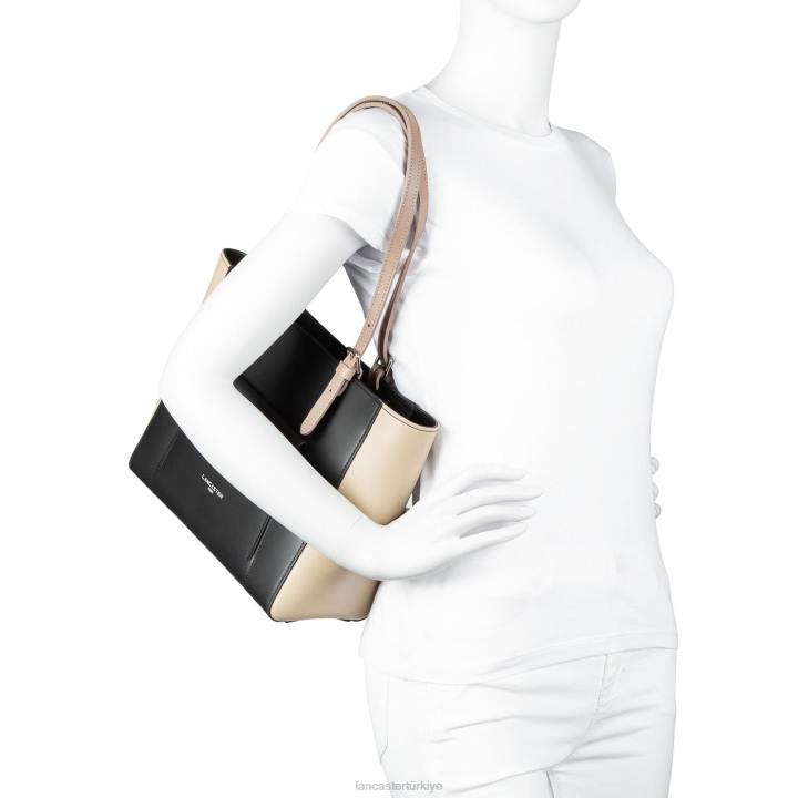 kadınlar kadın çantası pürüzsüz çıplak-gül-galet gül Lancaster Paris çanta H0LP3557