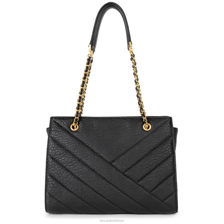 kadınlar kadın çantası vahşi matelas kara Lancaster Paris çanta H0LP3258