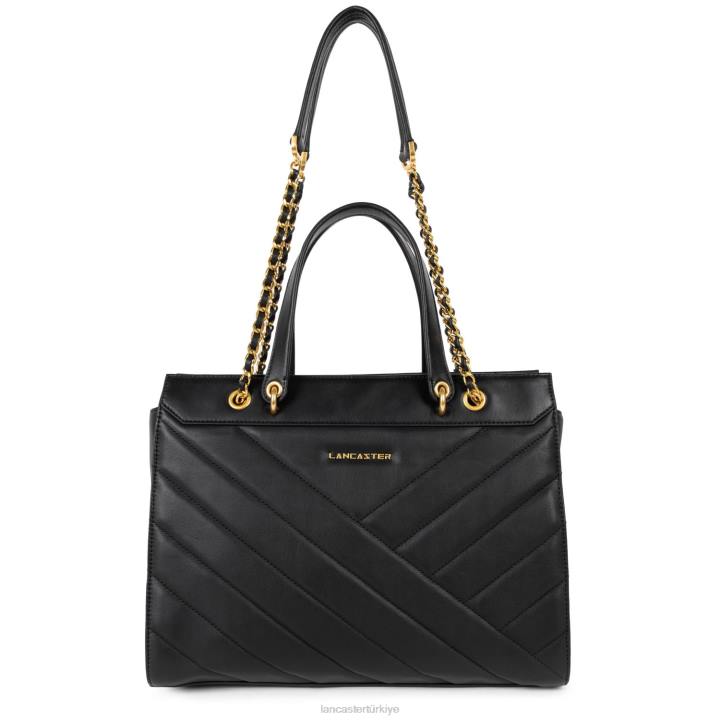kadınlar kadın çantası yumuşak matelasse kara Lancaster Paris çanta H0LP3169