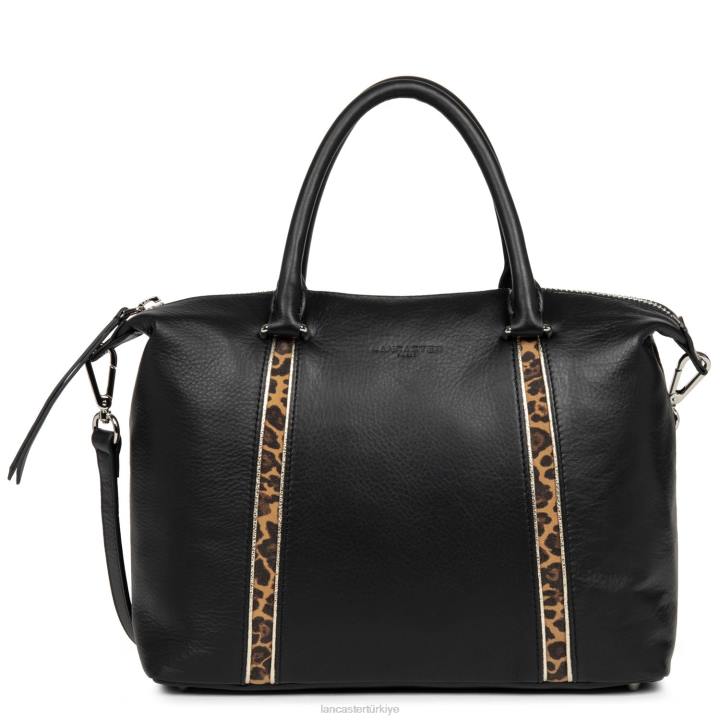 kadınlar kadın çantası yumuşak melodi kara leopar Lancaster Paris çanta H0LP2997