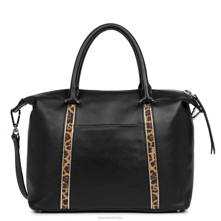 kadınlar kadın çantası yumuşak melodi kara leopar Lancaster Paris çanta H0LP2997