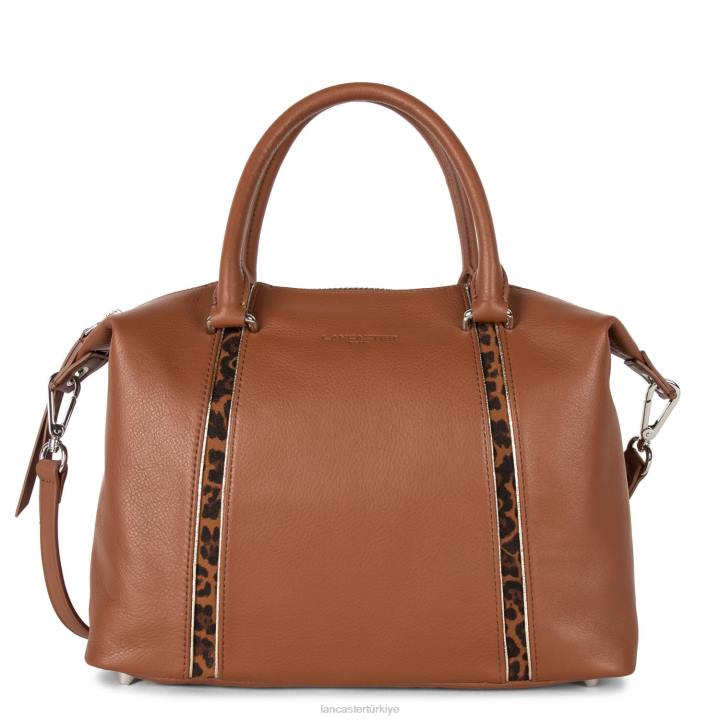 kadınlar kadın çantası yumuşak melodi konyak-leopar Lancaster Paris çanta H0LP2998