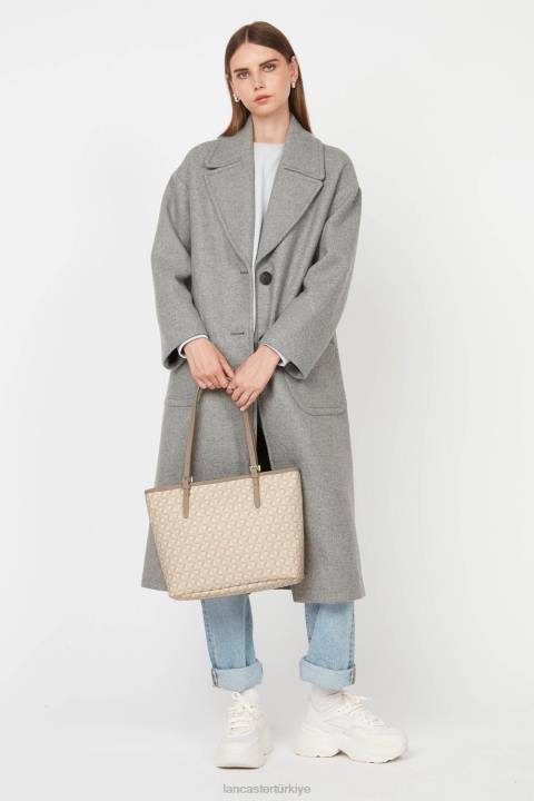 kadınlar m çantası simgesi bej Lancaster Paris çanta H0LP2516