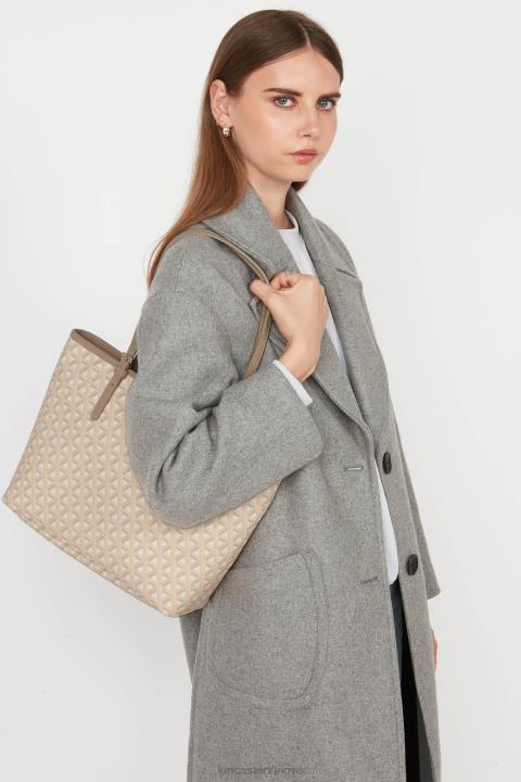 kadınlar m çantası simgesi bej Lancaster Paris çanta H0LP2516