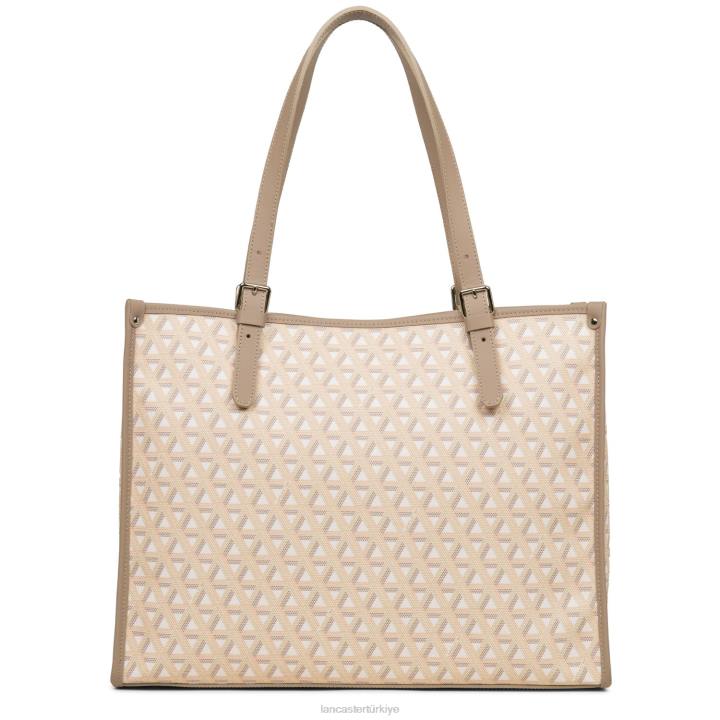 kadınlar m çantası simgesi bej Lancaster Paris çanta H0LP3874