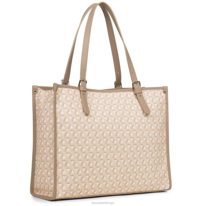 kadınlar m çantası simgesi bej Lancaster Paris çanta H0LP3874