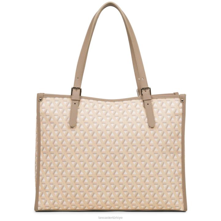 kadınlar m çantası simgesi bej Lancaster Paris çanta H0LP3874
