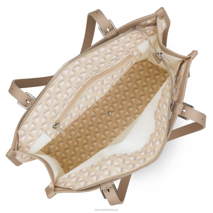 kadınlar m çantası simgesi bej Lancaster Paris çanta H0LP3874