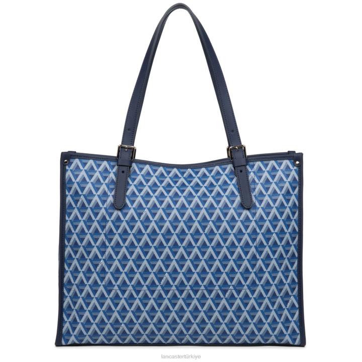 kadınlar m çantası simgesi bleu elektrik Lancaster Paris çanta H0LP3872