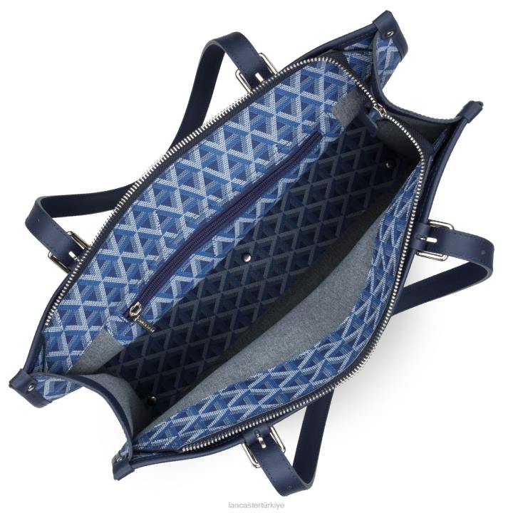 kadınlar m çantası simgesi bleu elektrik Lancaster Paris çanta H0LP3872