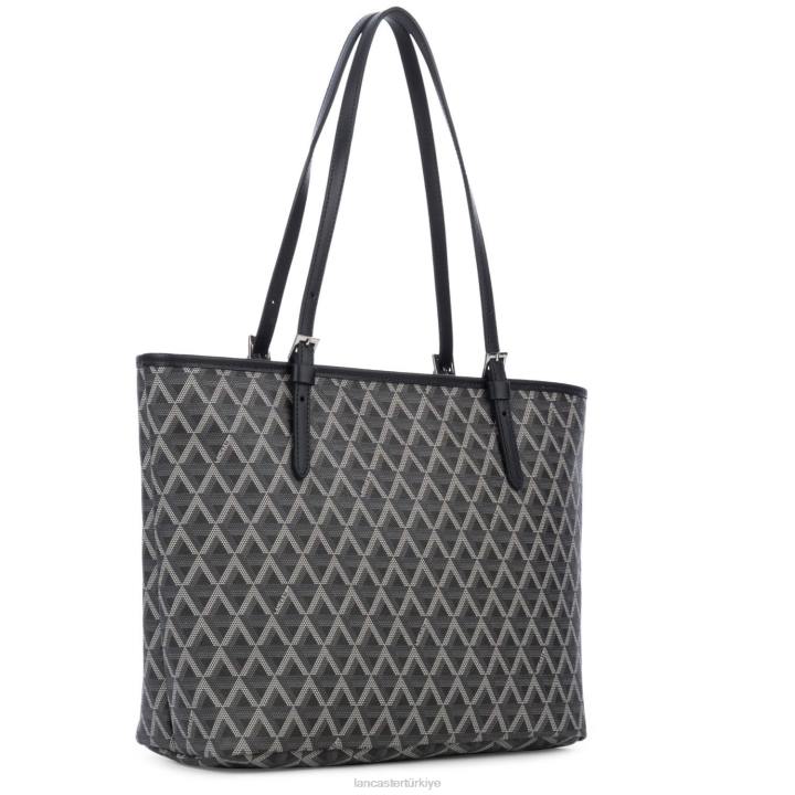 kadınlar m çantası simgesi kara Lancaster Paris çanta H0LP2513