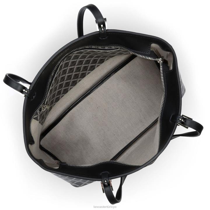 kadınlar m çantası simgesi kara Lancaster Paris çanta H0LP2513