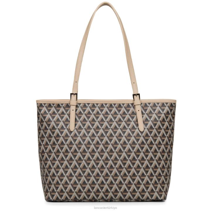 kadınlar m çantası simgesi kestane rengi çıplak Lancaster Paris çanta H0LP2512