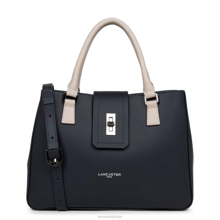 kadınlar m kadın çantası şehir mae bleu fonce-galet gülü Lancaster Paris çanta H0LP3594
