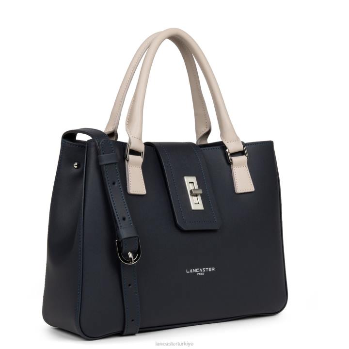 kadınlar m kadın çantası şehir mae bleu fonce-galet gülü Lancaster Paris çanta H0LP3594