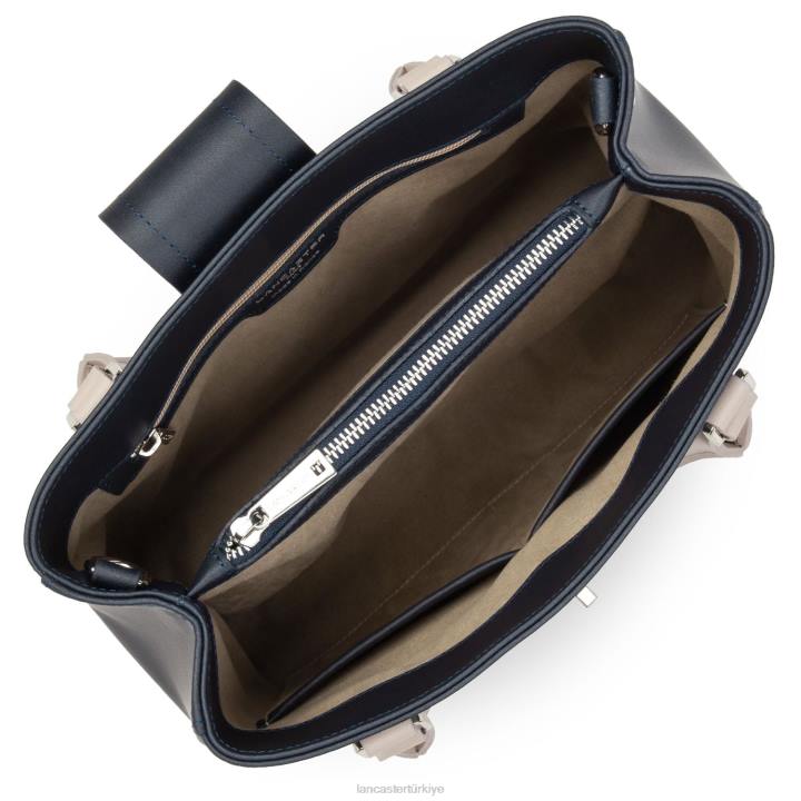 kadınlar m kadın çantası şehir mae bleu fonce-galet gülü Lancaster Paris çanta H0LP3594