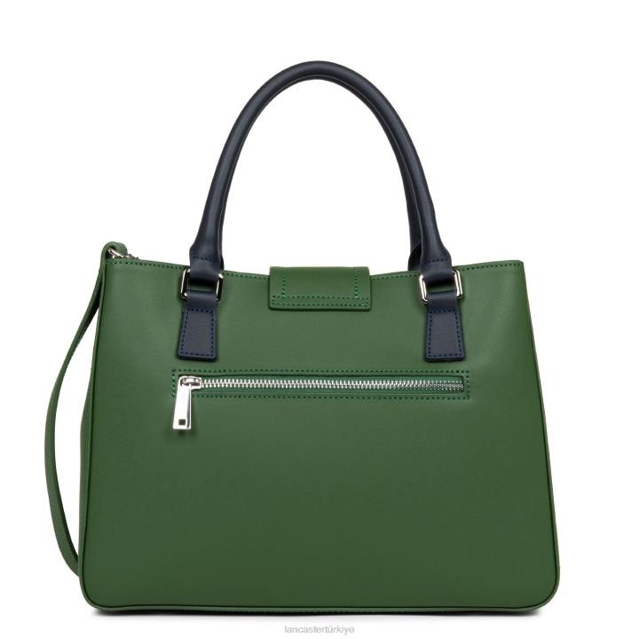 kadınlar m kadın çantası şehir mae vert pin-bleu fonce Lancaster Paris çanta H0LP3597