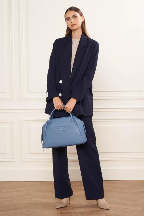 kadınlar m kadın çantası kumul mavi taş Lancaster Paris çanta H0LP4490