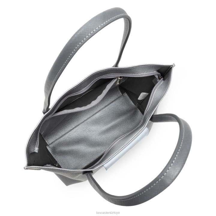 kadınlar m kadın çantası maya argent-bleu cendre-gris Lancaster Paris çanta H0LP2853